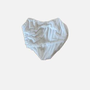 White Chiffon Corset Top Small